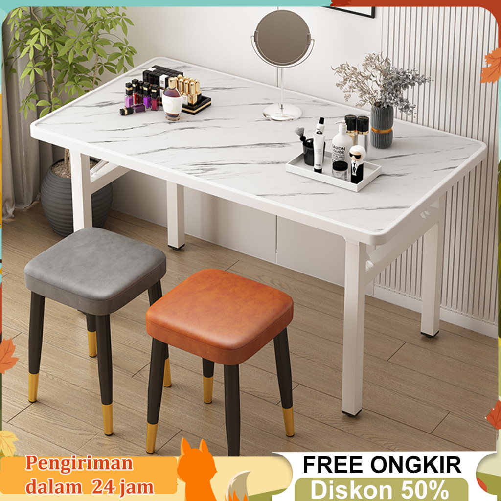 IH Meja Rias Lipat Meja Rias Putih Meja Rias Modern Minimalis Meja Rias Portabel