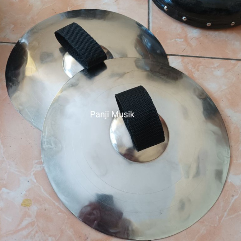 KODE B17L Sepasang simbal tangan cymbal drumband marching band barongsai murah 1inc 12inc 14inc