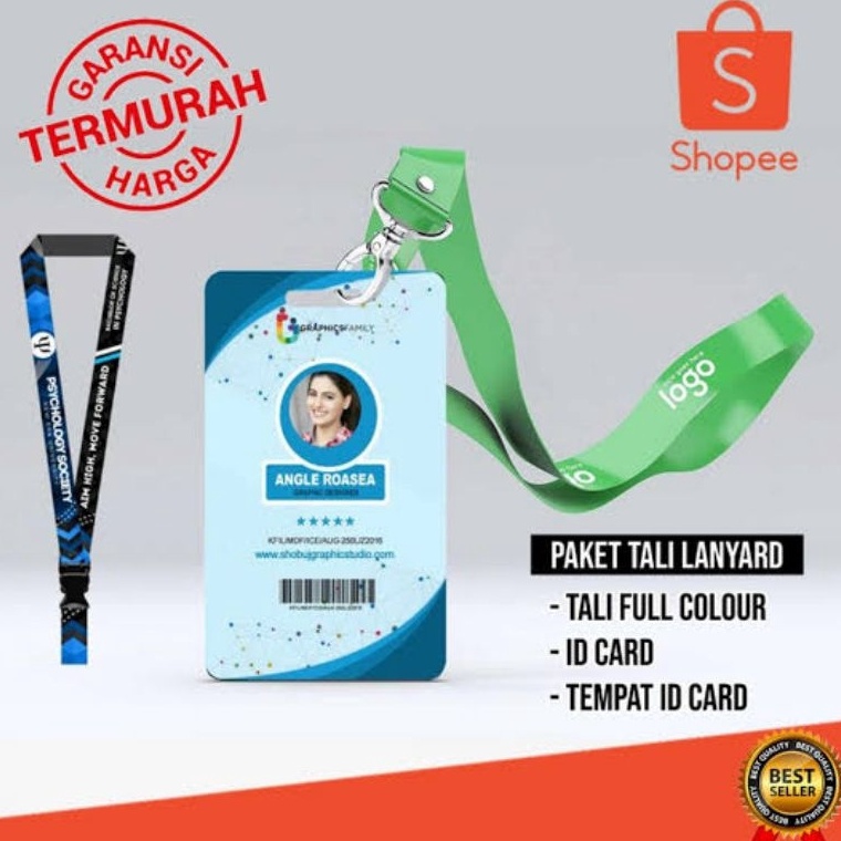 

ART A16V Set ID Card Lanyard 2 sisi