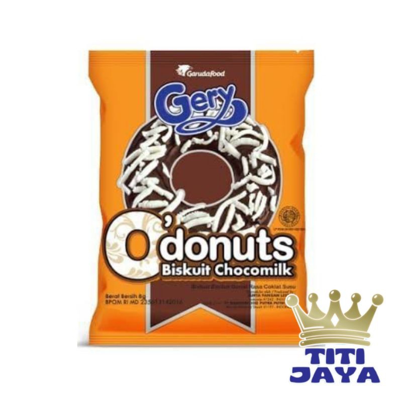 

GERY O DONUTS DONAT ODONUTS BISKUIT COKLAT WAFER JAJAN SNACK ANAK SACHET RENCENG GROSIR TERMURAH