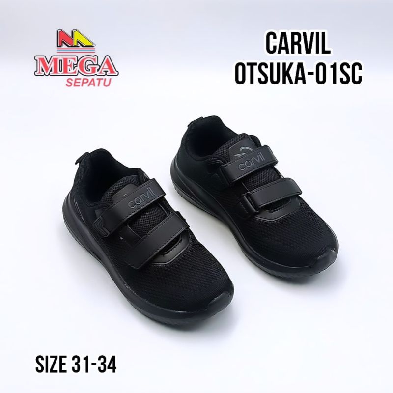 SEPATU SEKOLAH UNTUK ANAK SD MEREK CARVIL OTSUKA-01SC