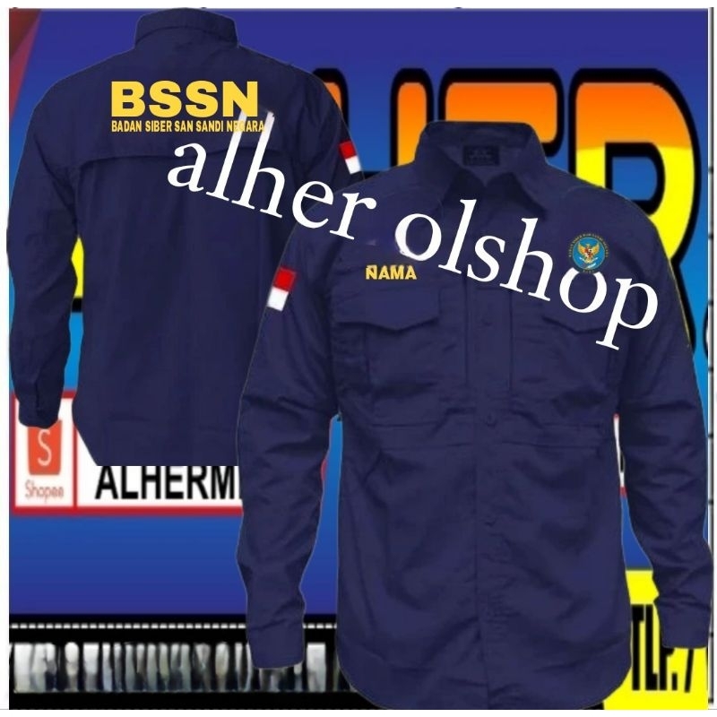 kemeja tactical BSSN baju tactical BSSN seragam tactical BSSN Pdl tactical BSSN kemeja BSSN baju BSS