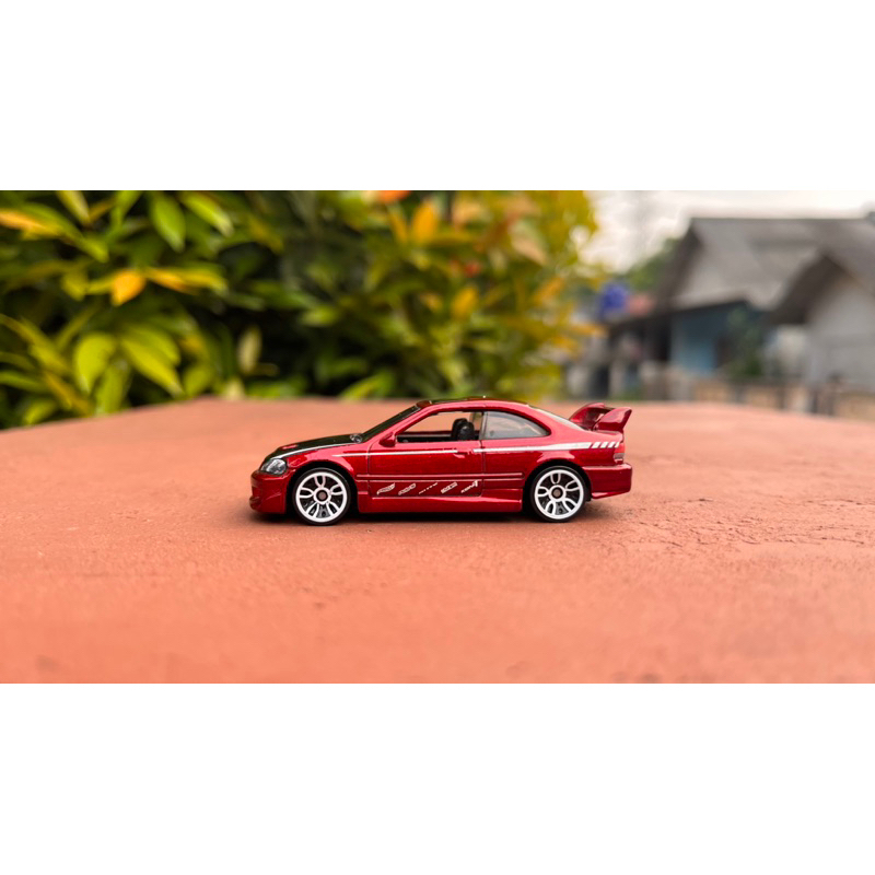 HOTWHEELS HONDA CIVIC SI RED LOOSE