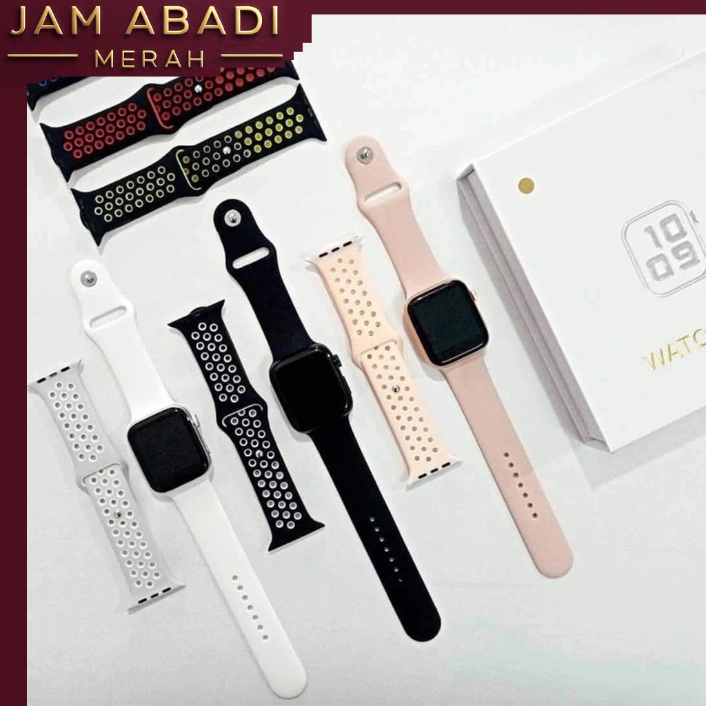 JAM TANGAN SMART WATCH DOUBLE STRAP TALI UNISEX Smartwatch t55 Layar Monitor