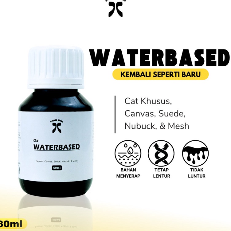 

ART G55F Repaint Cat Sepatu Waterbased Tas Topi Canvas Mesh Nubuck Recolor Suede Kanvas CSW 6ml