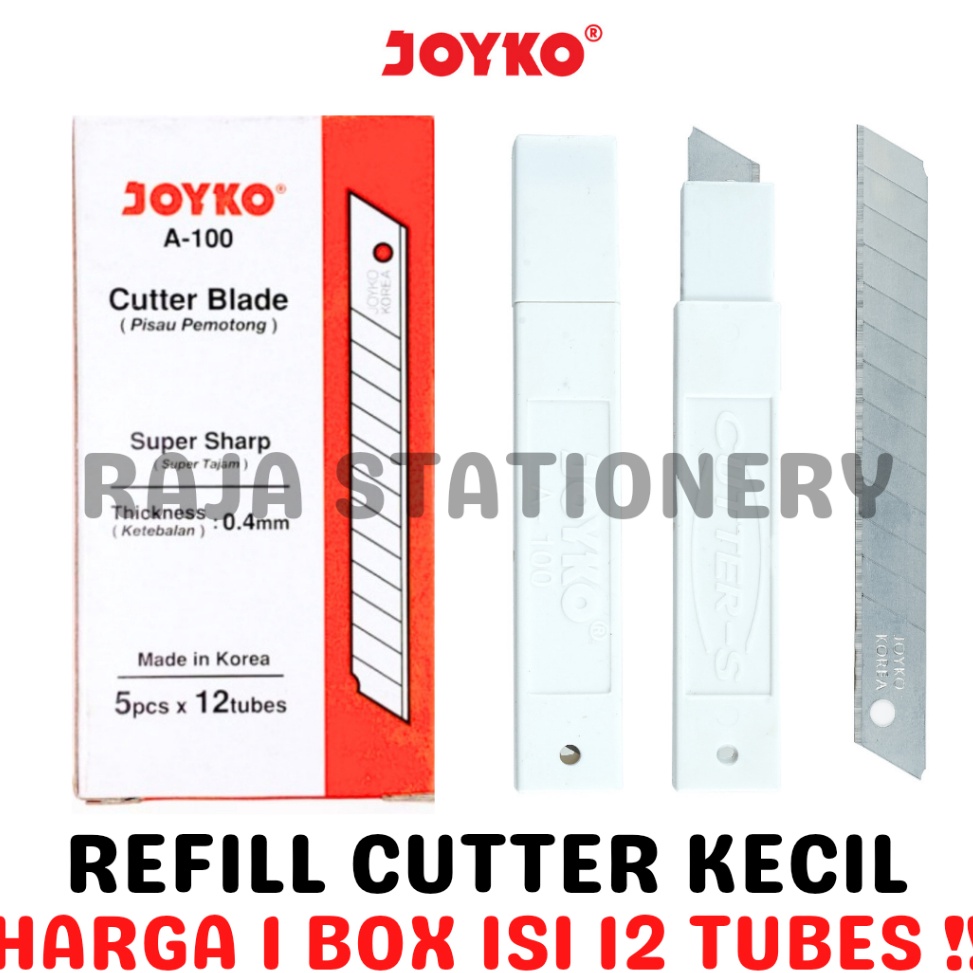 

ART L99T JOYKO REFILL CUTTER BLADE ISI ULANG CUTTER KECIL PISAU A1 12PCS