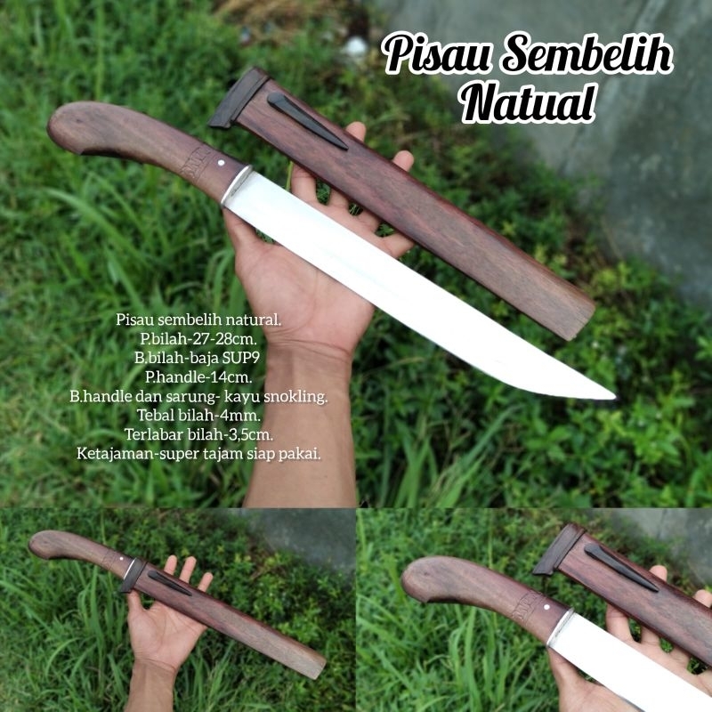 Golsem pisau sembelih baja sup 9 sepuh