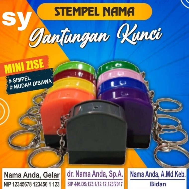 

ART E19S STEMPEL LOGO dan NAMA DOKTER GURU NAMA NAMA PEJABAT NAMA NIP