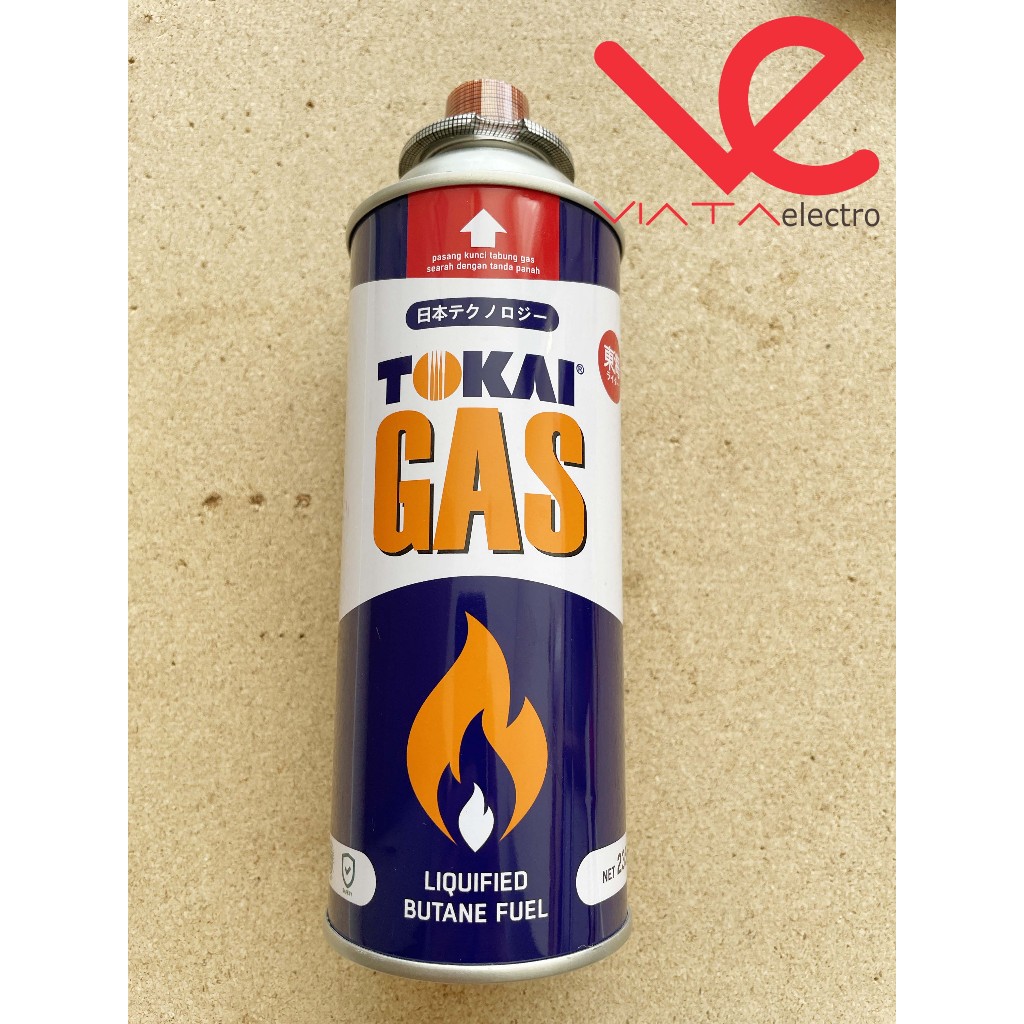 TABUNG GAS KALENG TOKAI 235 gr GAS KALENG KECIL PORTABLE GAS 235gr 235 GRAM