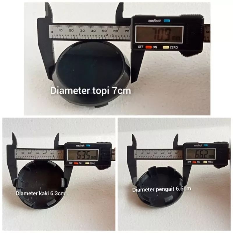 Center Dop Velg VARIASI VIPER FF1 7 CM