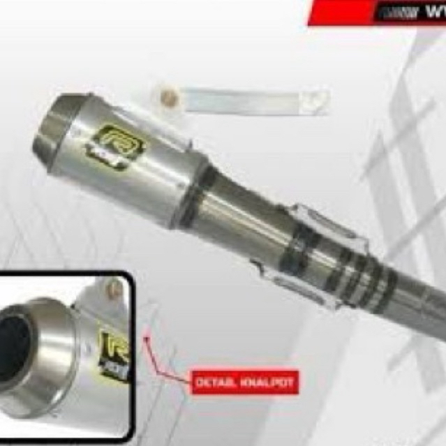 KNALPOT ROB1 MX KING MP5 GP17 GALVANIS