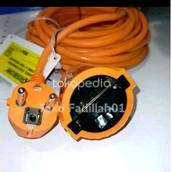 KRISBOW Kabel Ekstension 10 Meter / Kabel Panjang Colokan Listrik 10 meter / Kabel Roll Krisbow 10 m