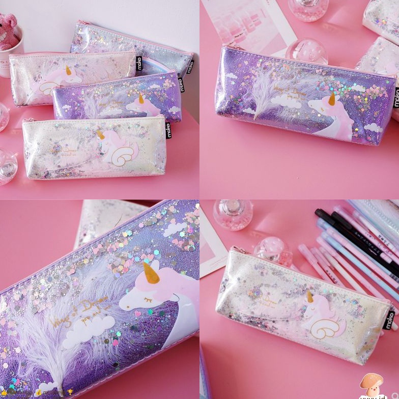 

ART M56O Tempat Pensil unicorn Kotak Pensil lucu dompet pensil terbaruuntuk sekolah dan kantor
