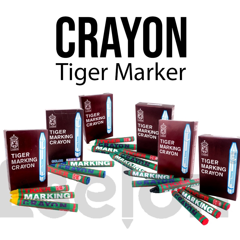 

ART B85Q Marking Crayon Tiger Crayon Kayu Crayon Besi