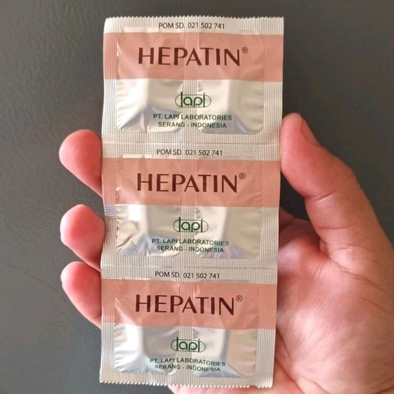 HEPATIN STRIP 6 KAPLET