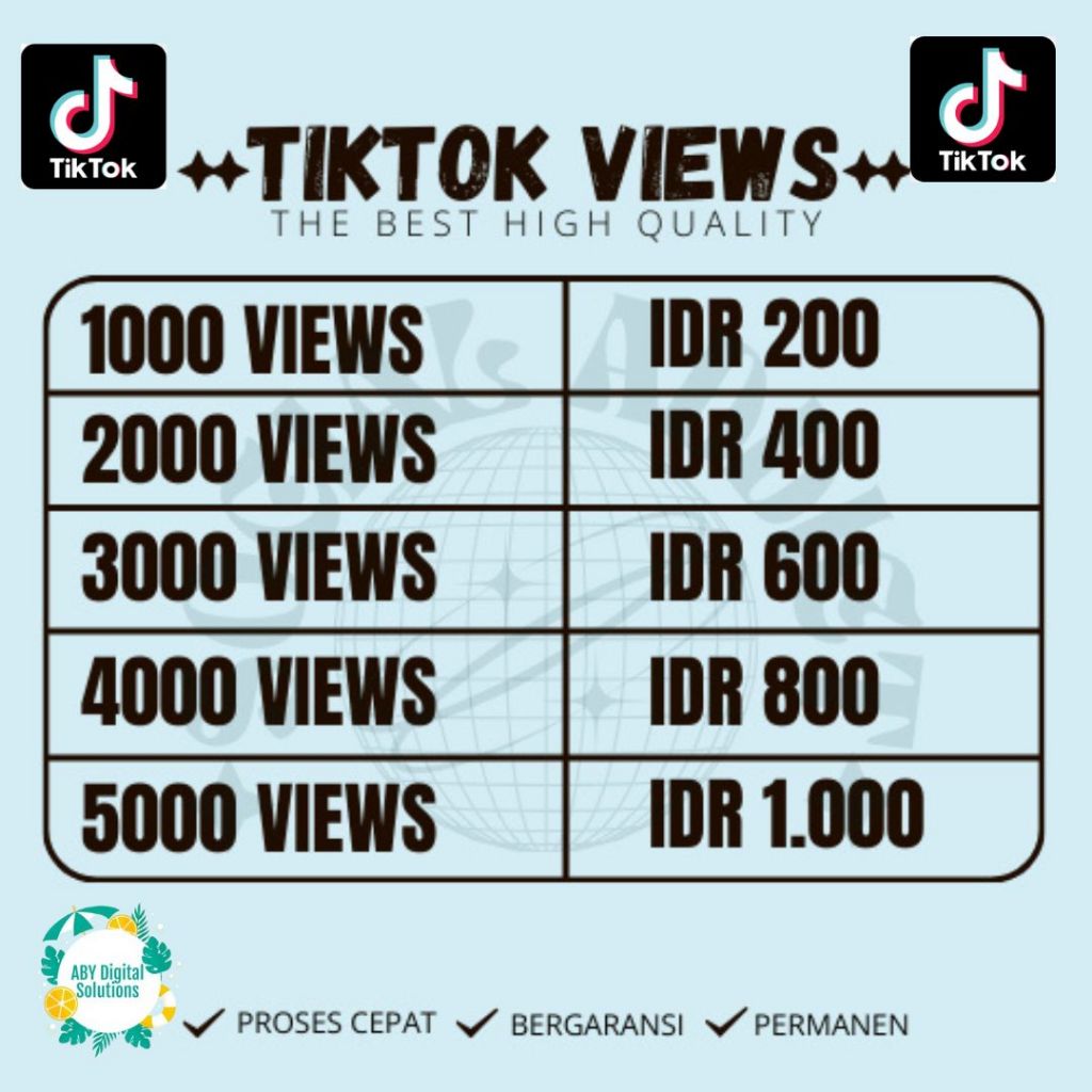 Tiktok Views | Akun FYP Cepat | Affiliate