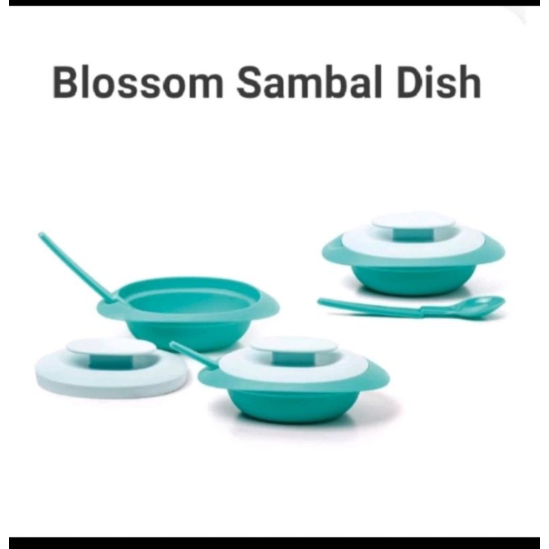 blossom sambal dish tupperware
