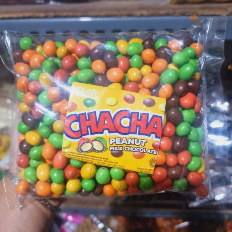 

DELFI CHACHA KACANG PEANUT MILK CHOCOLATE COKLAT PABRIKAN COKELAT MURAH