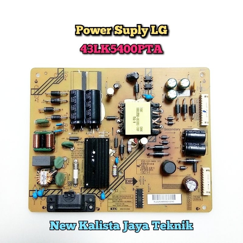 POWER SUPLY TV LG 43LK5400 ORIGINAL PSU LG 43LK5400PTA REGULATOR TV 43LK540 PSU 43LK5400 POWERSUPLY 