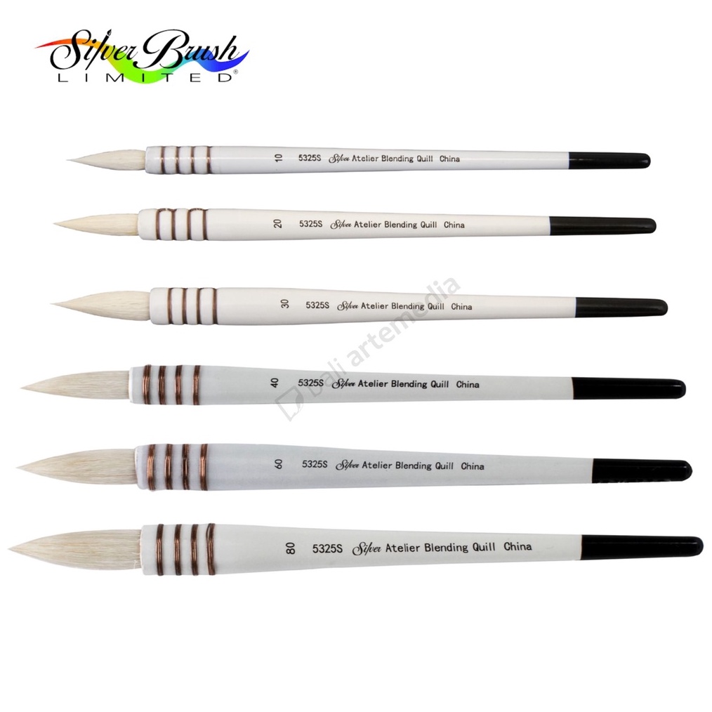 

KODE C5V2 Silver Brush Atelier 5325S Goat Hair Blending Quill China