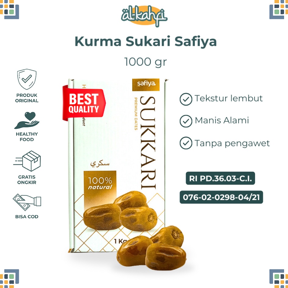 

Cuma disini Kurma Sukari 1 Kg Kurma Raja Premium Original