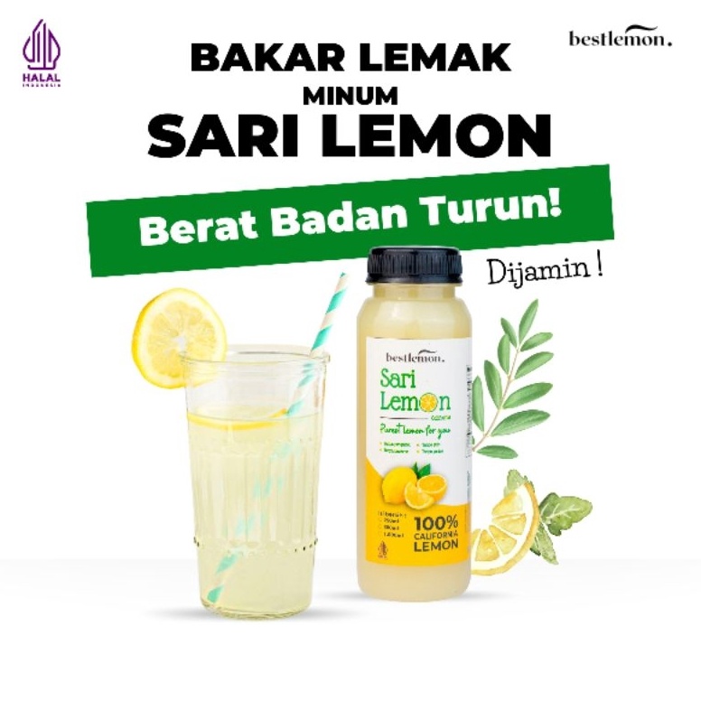 

Real produk Bestlemon Sari Lemon Pure Lemon Juice Diet Natural Healthy Drink