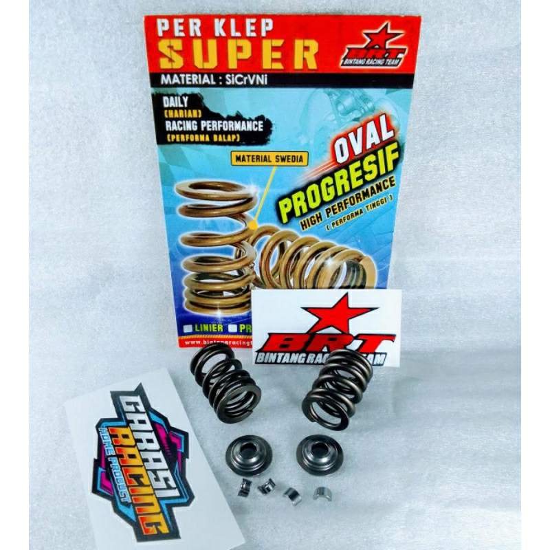 PER KLEP BRT PLUS KUKU KLEP & RETAINER ATAS UNIVERSAL CRF 150 VERZA 150 MEGA PRO NEW MONO SHOCK