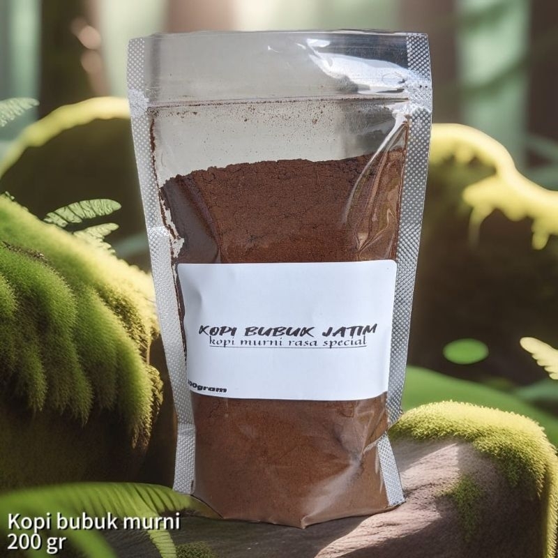 

Kopi bubuk ROBUSTA murni jawa timuran - Rasa original 200gr