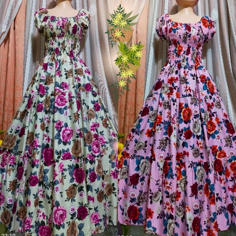 Dress canda panjang //Canda kerut panjang //Canda kerut longdress