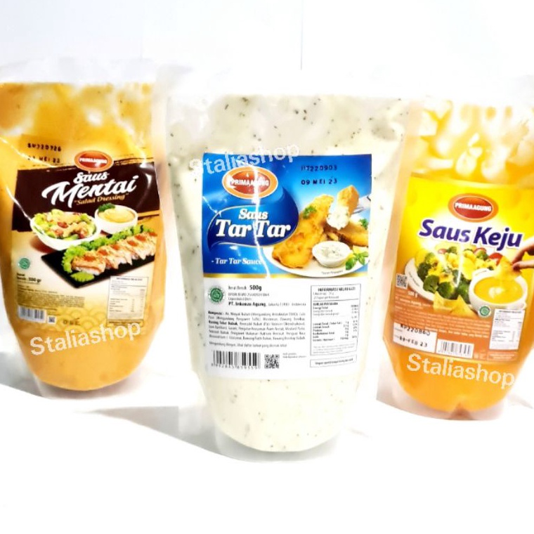 

Real Promotion Prima Agung Saus Keju 5gr Saus Mentai Saus Tartar