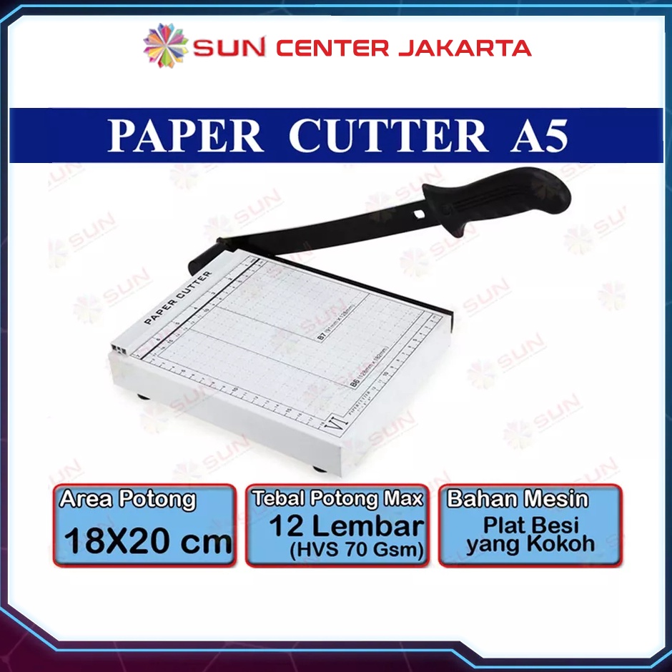 

ART B44X Paper Cutter Mini A5 Alat Potong Kertas Mesin Pemotong Kertas HVS Sticker Dos PVC ID Card Yellow Board Art Paper Vinyl Bontax Camel Kertas Photo Glossy Silky