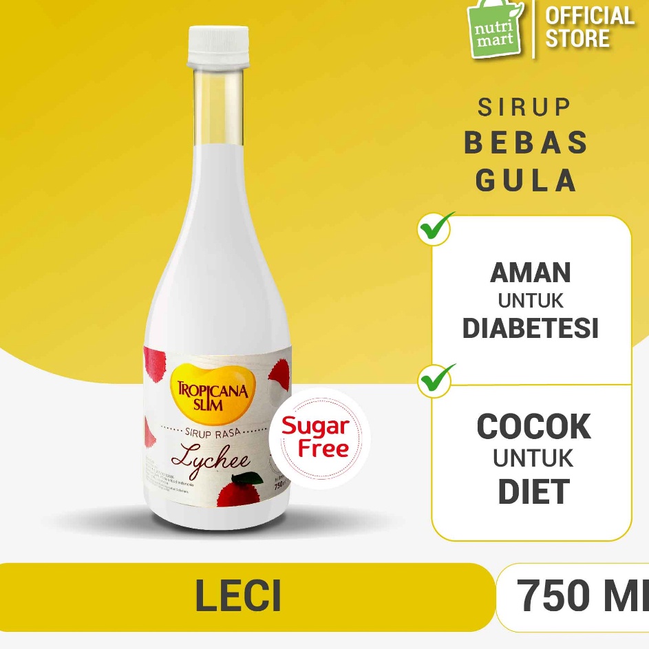 

Segera belanja Tropicana Slim Sirup Leci 75 ml Syrup Bebas Gula Lychee