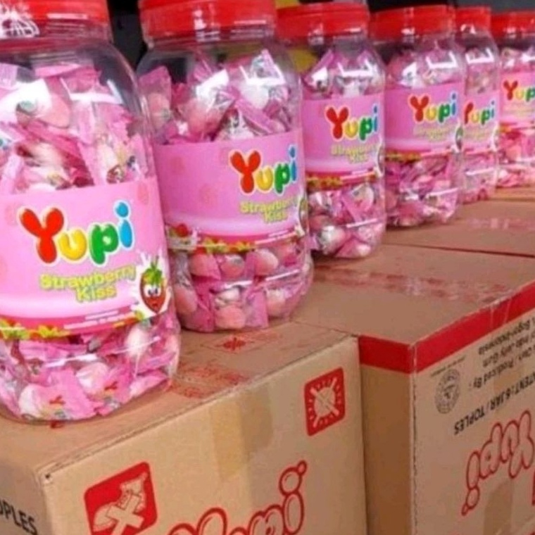 

Suplier1 PERMEN YUPI TOPLES PLASTIK DENGAN TABUR GULA