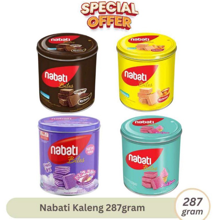 

Sikat abis Nabati Bites Wafer Kaleng 287 gr