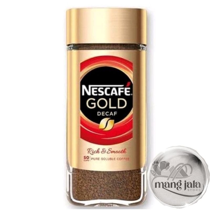 

Nescafe Gold Rich Aroma & Smooth Taste 100gr Jar Golden Roasted Arabica Biji Kopi Premium