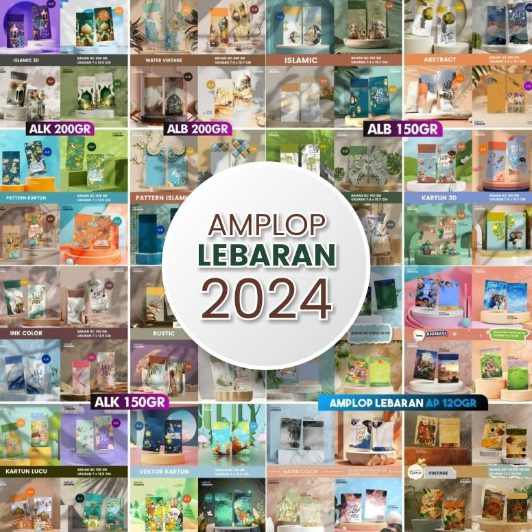 

ART Q4I AMPLOP LEBARAN PREMINUM AMPLOP LEBARAN PLATINUM AMPLOP LEBARAN BAHAN TEBAL 4MOTIF SESUAI TEMA