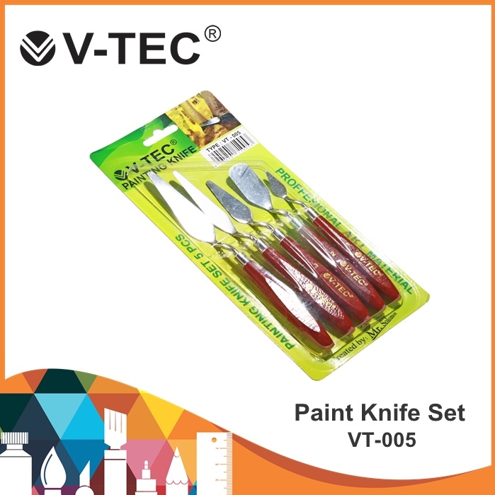 

KODE M7G9 VTec Painting Knife VT5 Pisau Palet Pisau Lukis Pisau Palet VTec Pisau Palet Set