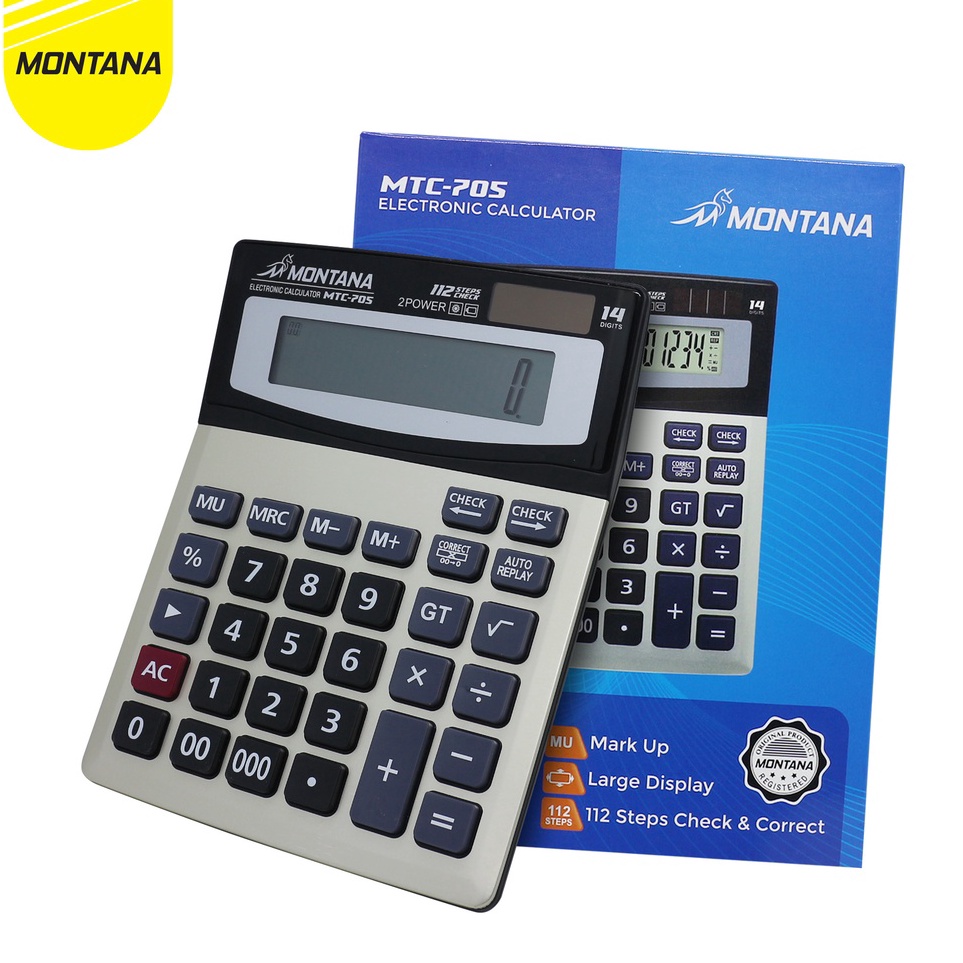 

ART E74T MONTANA Calculator Kalkulator Montana MTC 75 14 Digits