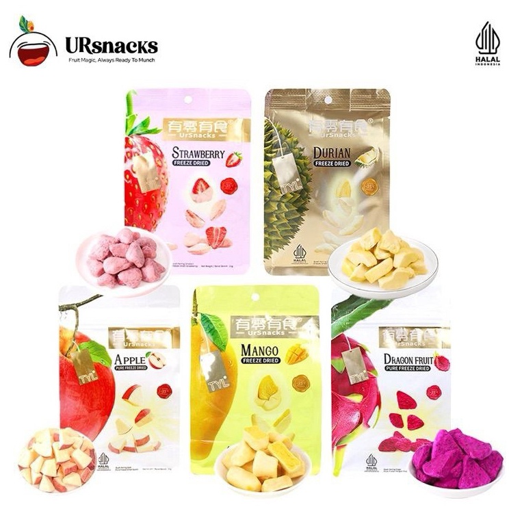 

Harga Bagus Halal Tyl Ursnack Freeze Dried Fruit Snack Durian Vacum Strawberry Beku