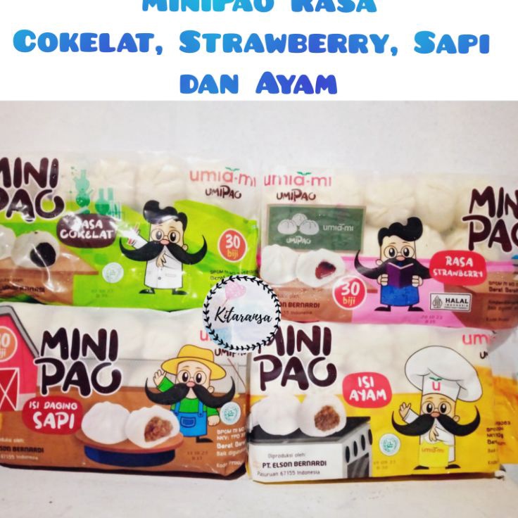 

Baru Mini PaoMipao Isi 3pcs BapaukipaoMinipao