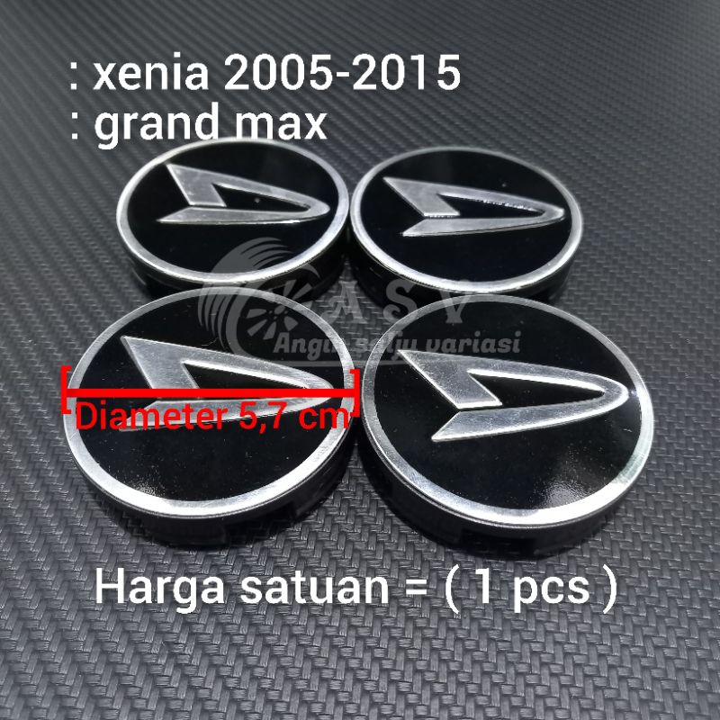 dop roda tutup velg mobil daihatsu xenia 2005-2015,grand max diameter 5,7 cm