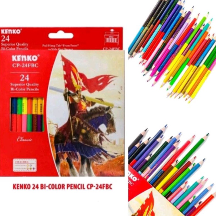 

ART K59L Kenko Pensil Warna CP24FBC 48 warna BiColour