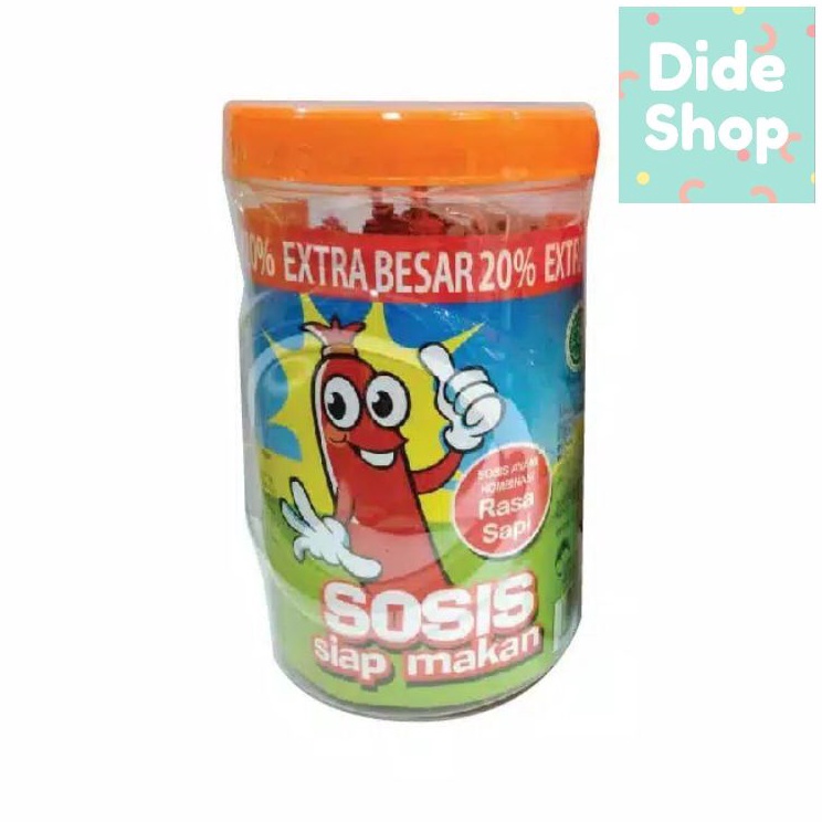 

Stock ready Sosis Sonice SAPI Kemasan Toples Sosis Siap Makan