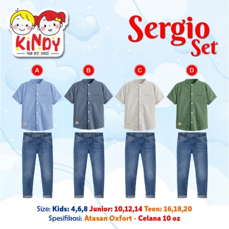 SET SERGIO KINDY KIDSWEAR / SERGIO SET KINDY