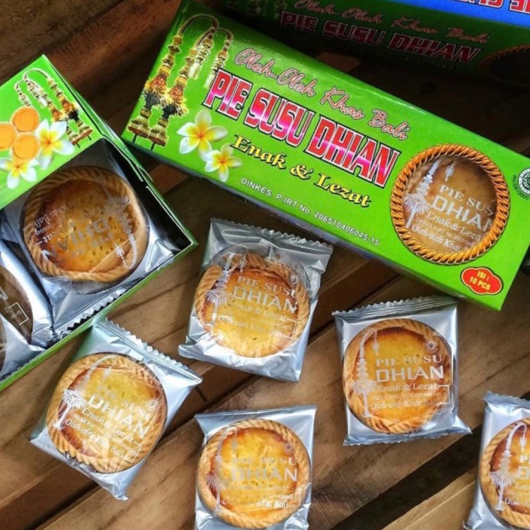 

Miliki sekarang Pie Susu Dhian Original isi 1pcs Oleh Oleh Khas Bali