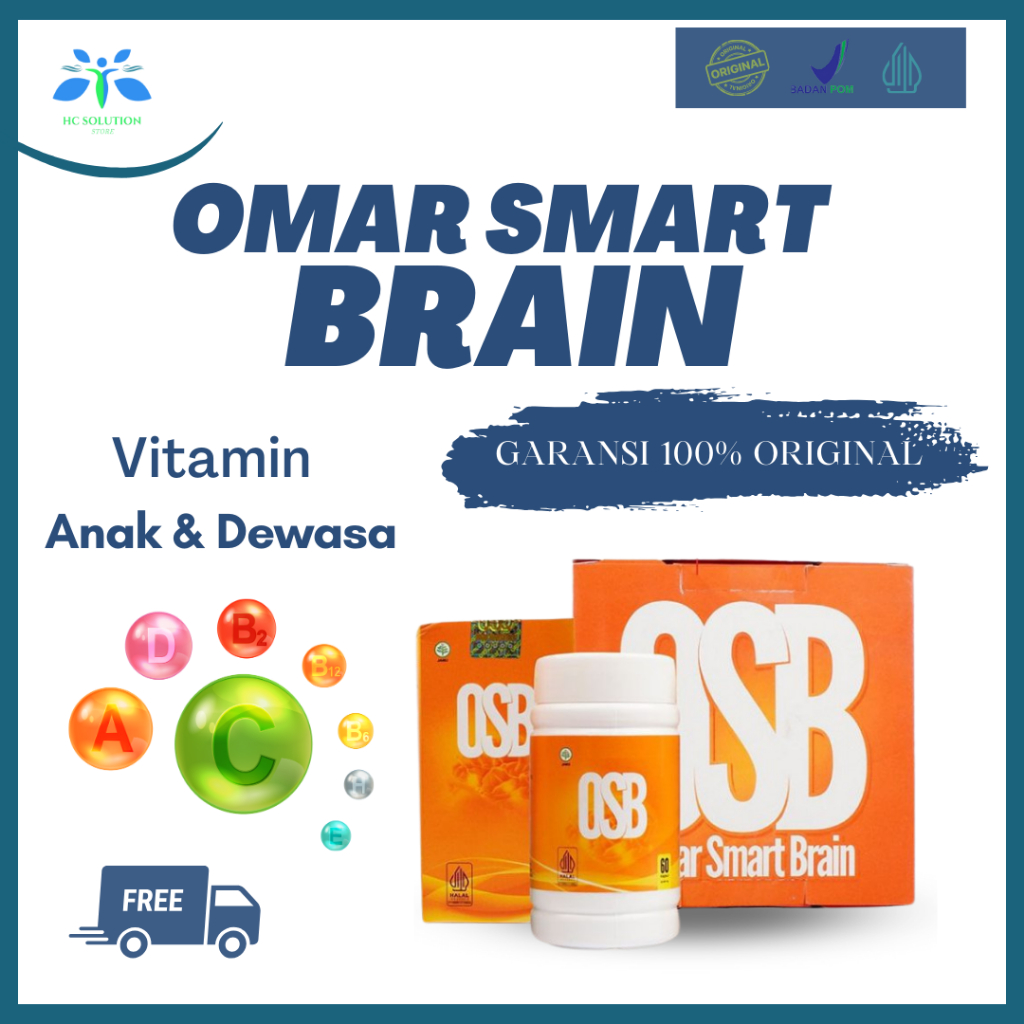 OSB Vitamin Anak OSB Vitamin Otak Anak Omar Smart Brain Osb Kapsul Vitamin Untuk Anak Cerdas