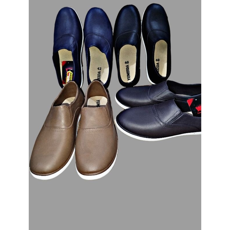 SEPATU KARET PRIA/SEPATU PYLON YUMEIDA | SEPATU YUMEIDA SP-5071 L | SEPATU PRIA SLIP ON | SEPATU MUR