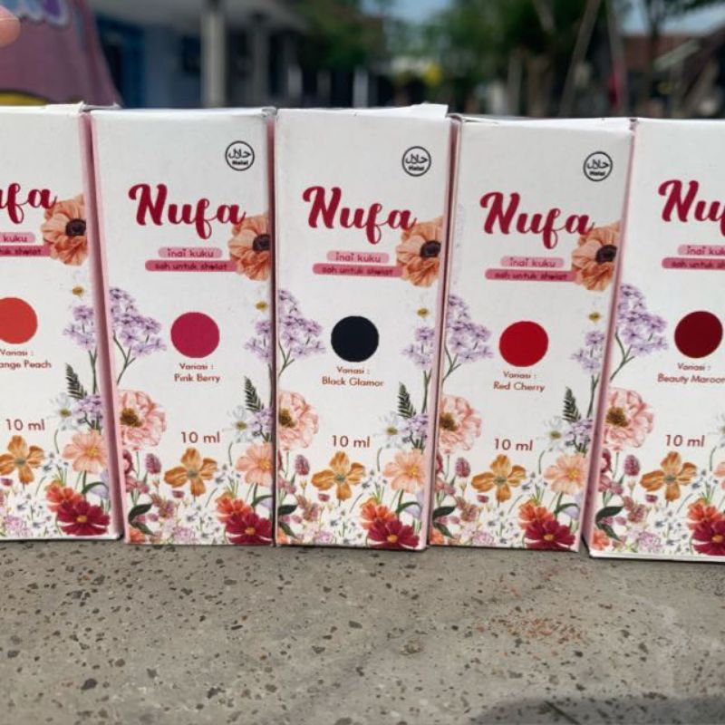 Henna/Inai Kuku Maroon/Henna halal/Henna sah wudhu'