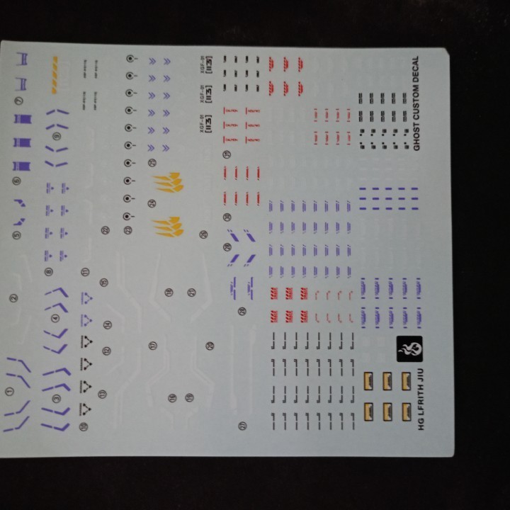 Water Decal Lfrith Jiu 1/144 High Grade