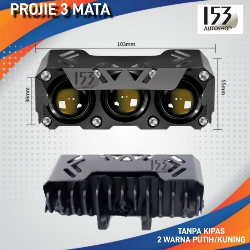 Led Projie Laser 3 Mata (1pcs)